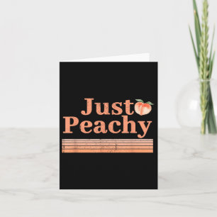 Nur Peachy Summer Fruit Retro Graphic Karte