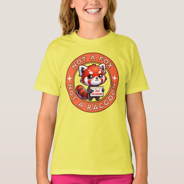 Nur Phantastisch Red Panda T-Shirt (Vorderseite)
