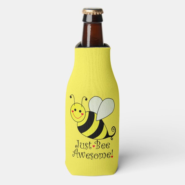 Nur Phantastische Gelbe Hummel Flaschenkühler (Flaschenvorderseite)