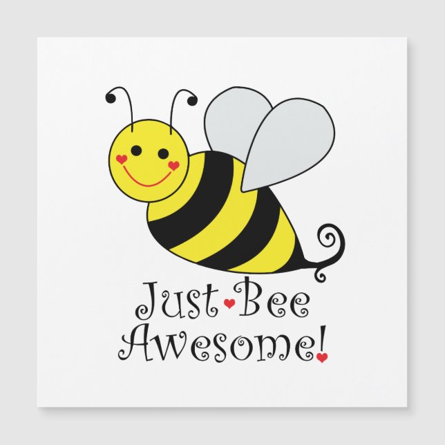 Nur Phantastische Hummel Magnetkarte (Vorderseite)