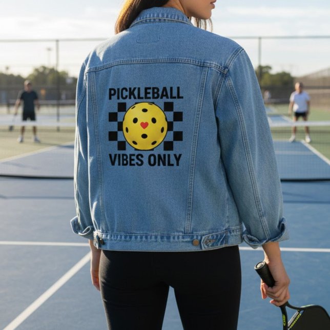 Nur Pickleball Vibes Jeansjacke (Von Creator hochgeladen)