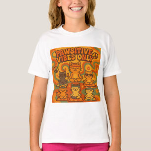 Nur positive Pfoten Schöne Stimmung T-Shirt