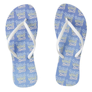 Nur positive Vibes Flip Flops
