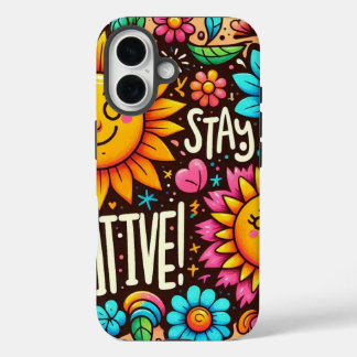 Nur positive Vibes iPhone 16 Hülle