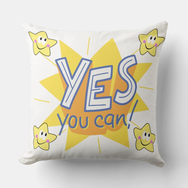 Nur positive Vibes Kissen (Vorderseite)