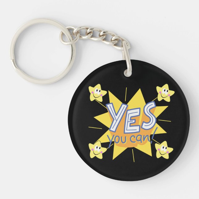 Nur positive Vibes Schlüsselanhänger (Vorderseite)