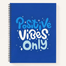 Nur positive Vibes Spiralblock