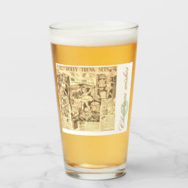 Nur Puppen für ein frohes Weihnachtsfest Glas