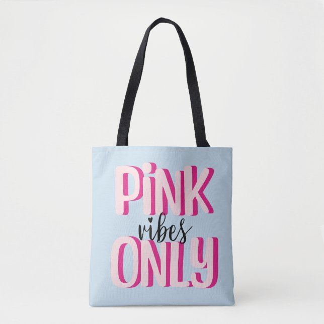 Nur rosa Farbtöne Tasche (Vorderseite)
