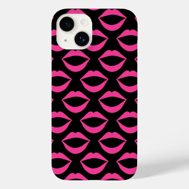Nur rosa Lippenstift tragen Case-Mate iPhone 14 Hülle (Rückseite)