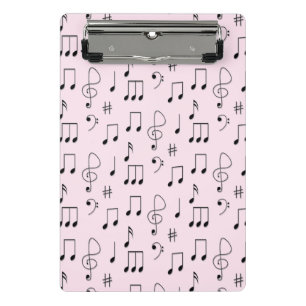 Nur Rosa notiert Mini Klemmbrett