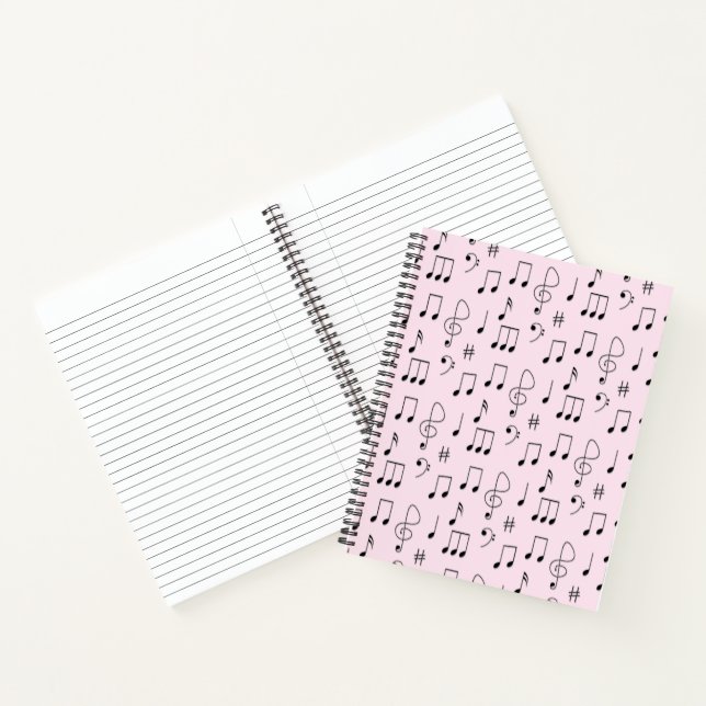 Nur Rosa notiert Notizbuch (Innenseite)