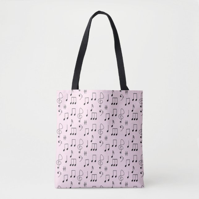 Nur Rosa notiert Tasche (Vorderseite)