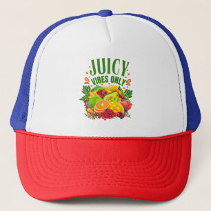 Nur saftige Vibes: Frisches Obst & gesundes Leben Truckerkappe