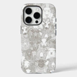 nur Schafe natürliche weiße iPhone 16 Pro Hülle
