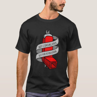 Nur schlecht im Atmen Asthma Bewusstsein Monat Gra T-Shirt