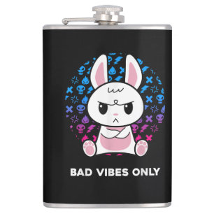 Nur schlechte Schwingungen Flachmann