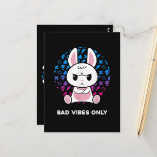 Nur schlechte Vibes Postkarte