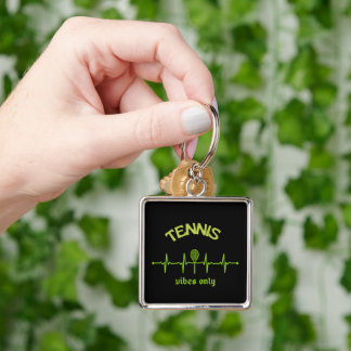 Nur Schlüsselanhänger-Design für Tennisvibes Schlüsselanhänger