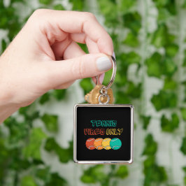 Nur Schlüsselanhänger-Design für Tennisvibes Schlüsselanhänger