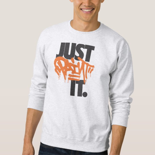 NUR SCHNELL SWEATSHIRT (Vorderseite)