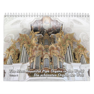 Nur schöne Pipe-Organe - Ein Orgelkalender Kalender