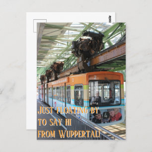 Nur schwebend vorbei zu sagen hi aus Wuppertal! Postkarte