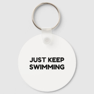 NUR SCHWIMMEN BEHALTEN SCHLÜSSELANHÄNGER