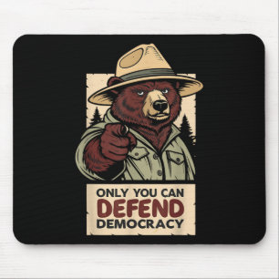 Nur Sie können Demokratie verteidigen - gegen Auto Mousepad