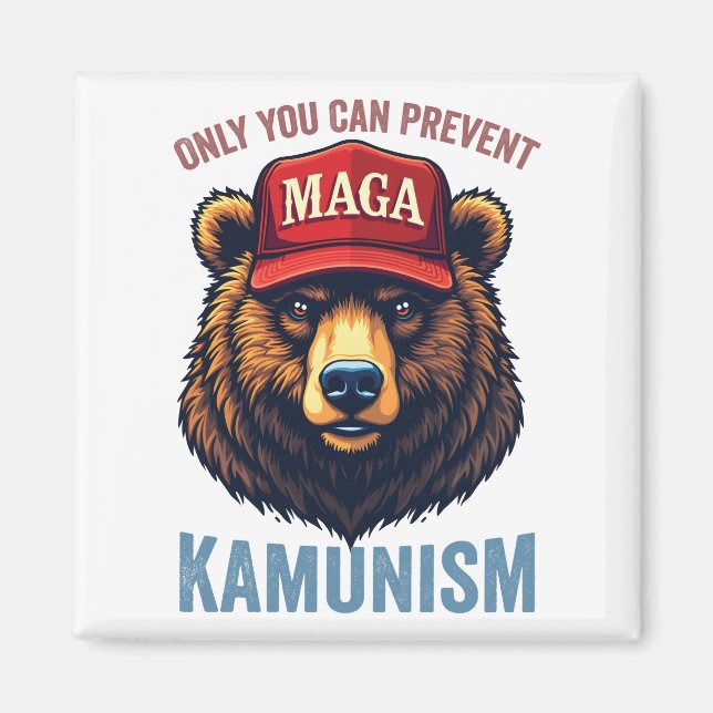 Nur Sie können Kamunismus Harris verhindern Magnet (Vorne)