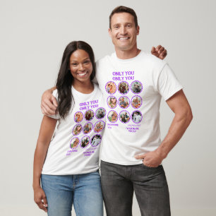 Nur Sie Valentinstag 9 FotoCollage T-Shirt