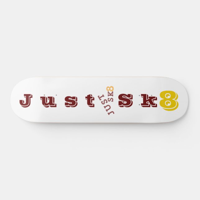 Nur Sk8 Tasse Skateboard (Horizontal)