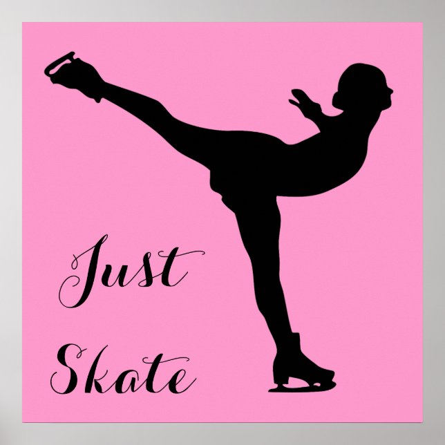 Nur Skate Ice Skater Poster (Vorne)