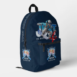 Nur Ski | Bedruckter Rucksack