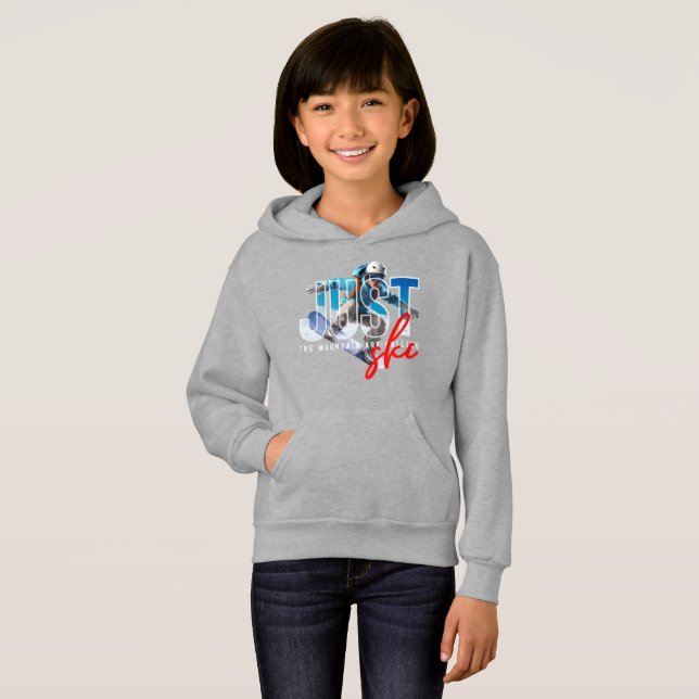 Nur Ski | Kinder Hoodie (Vorne ganz)