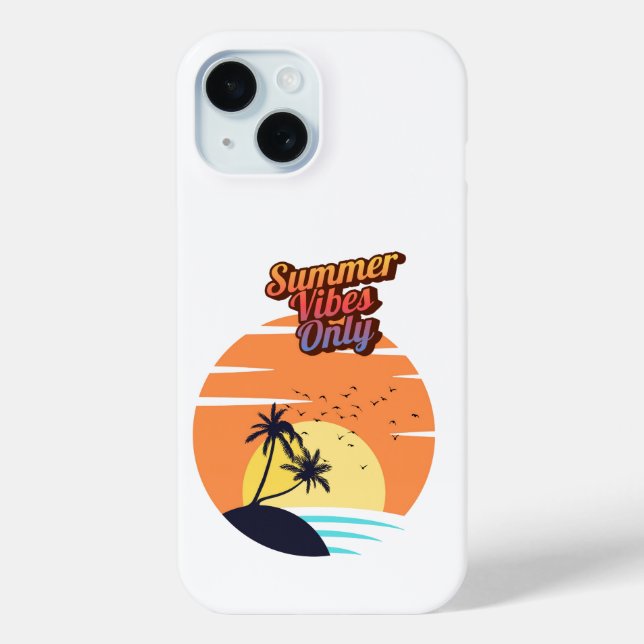 Nur Sommervibes. Case-Mate iPhone Hülle (Rückseite)