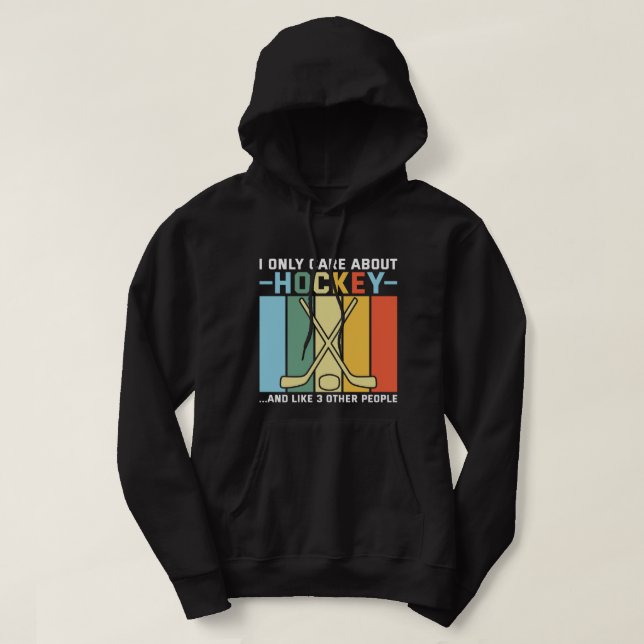 Nur Sorge um Hockey Hoodie (Design vorne)
