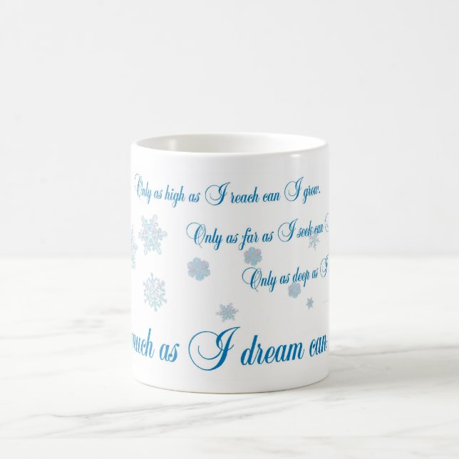 Nur soviel wie ich träume, Entwürfe durch JWB Kaffeetasse (Mittel)