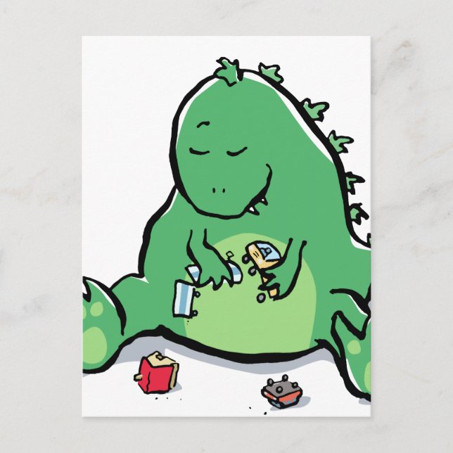 Nur spielen - groß postkarte (Vorderseite)