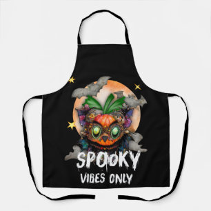 Nur Spooky Vibes, Creepy Pumpkin Schürze