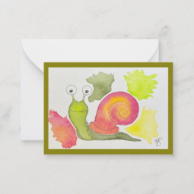 Nur Sprichwort Hallo Mitteilungskarte (Vorderseite)