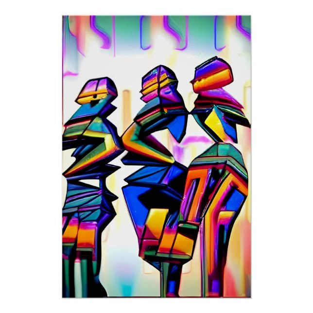 Nur stehendes Zimmer Poster (Vorderseite)