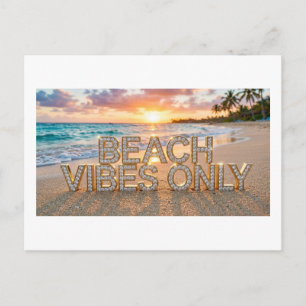 Nur Strand-Vibes Postkarte