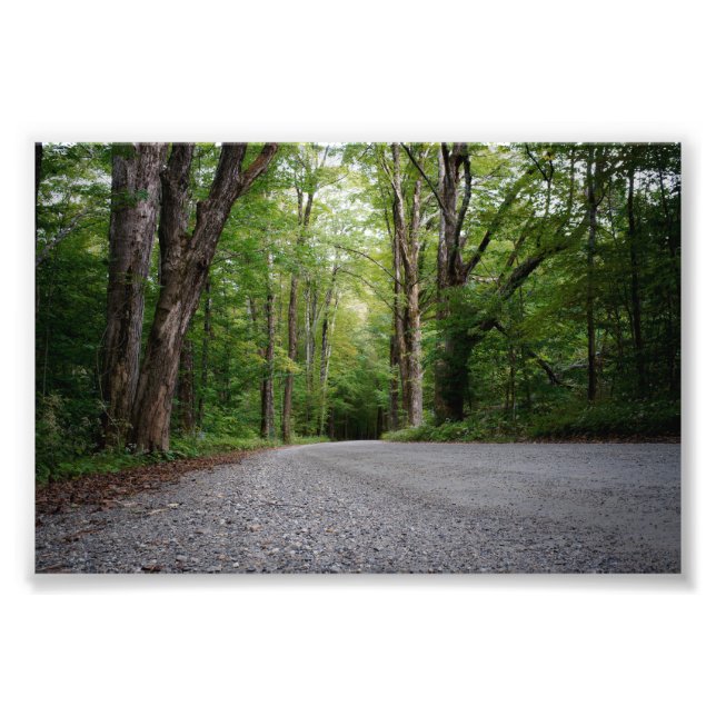 Nur Straße zu etwas Fotodruck (Vorne)