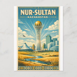 Nur-Sultan (Astana), Kasachstan Reise Postkarte