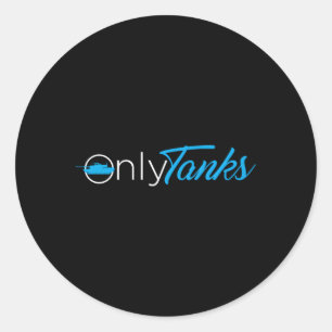 Nur Tanks Tank M1 Abrams Runder Aufkleber