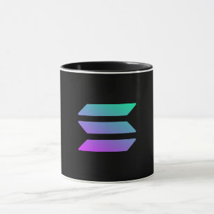 Nur Tasse des Solana-Logos