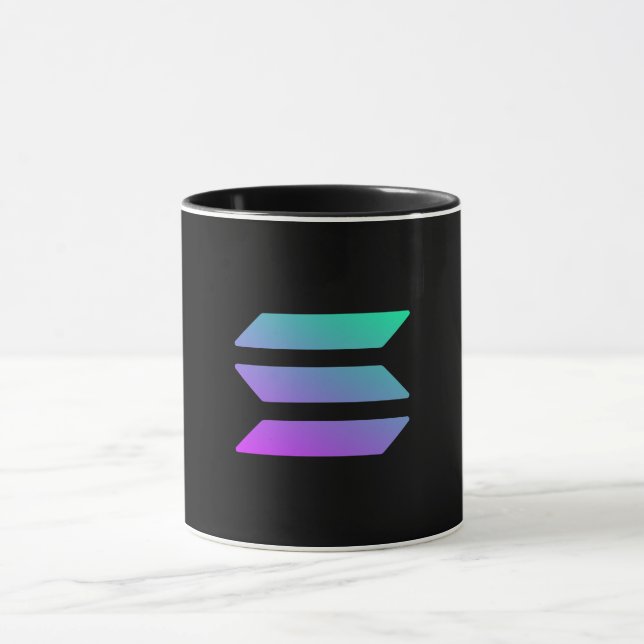 Nur Tasse des Solana-Logos (Zentrum)