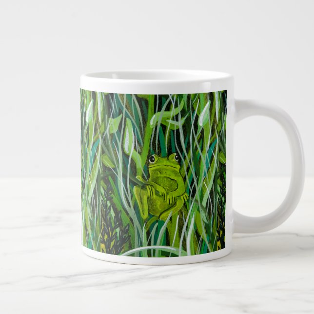 Nur um den Kaffee-Cup herum Jumbo-Tasse (Rechts)