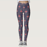 Nur um Sloth Weihnachten herumhängen Leggings<br><div class="desc">Nur um Sloth Weihnachtsdesign herumhängen</div>